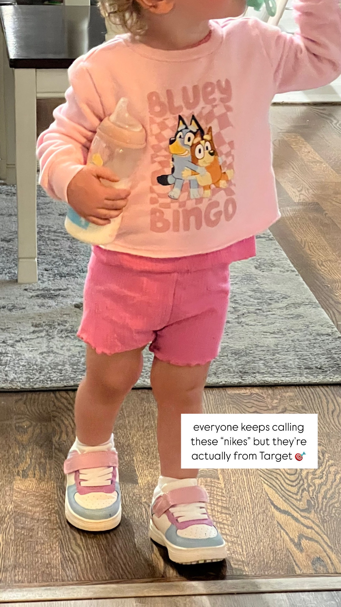 Cute Toddler tennis shoes 😊 they look similar to Nikes. They fit well and are affordable shoes! 

#LTKKids #LTKShoeCrush #LTKBaby