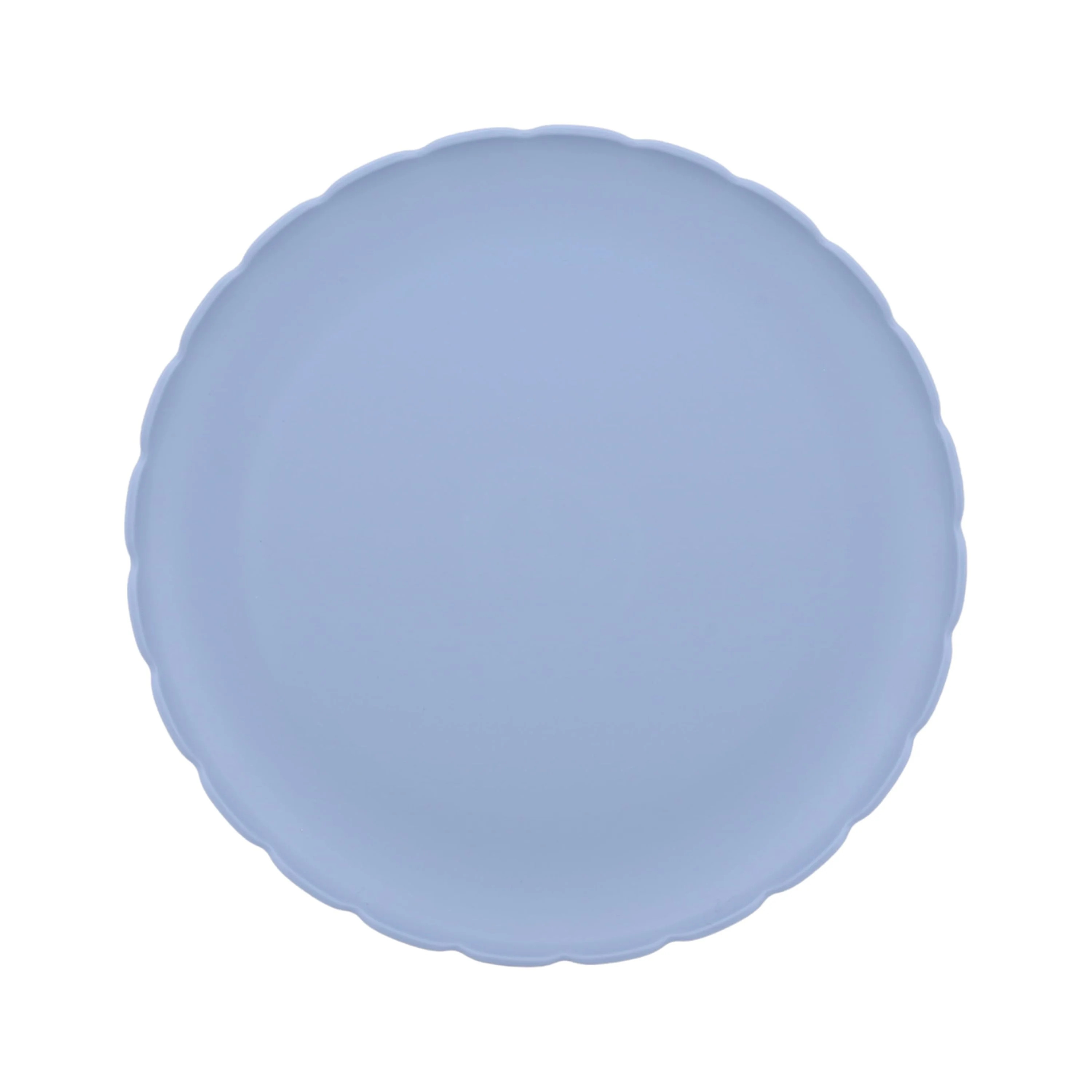 Mainstays 10.5 inch Round Plastic Plate, Blue | Walmart (US)