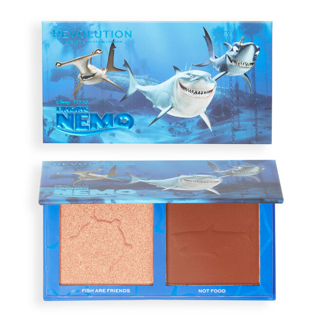 Disney Pixar’s Finding Nemo and Revolution Fish Are Friends Bronzer and Highlighter Palette | Revolution Beauty (UK)