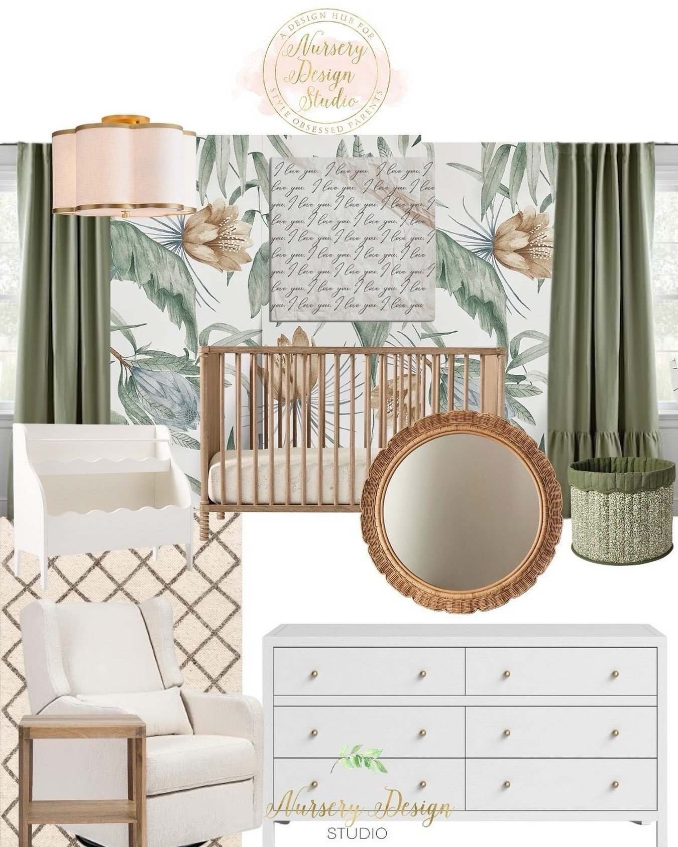 A tropical dream come to life — Poppy’s nursery layers botanical prints, warm woods, and soft greens for a space that feels fresh, timeless, and full of sunshine.☀️

#LTKKids #LTKBaby #LTKBump