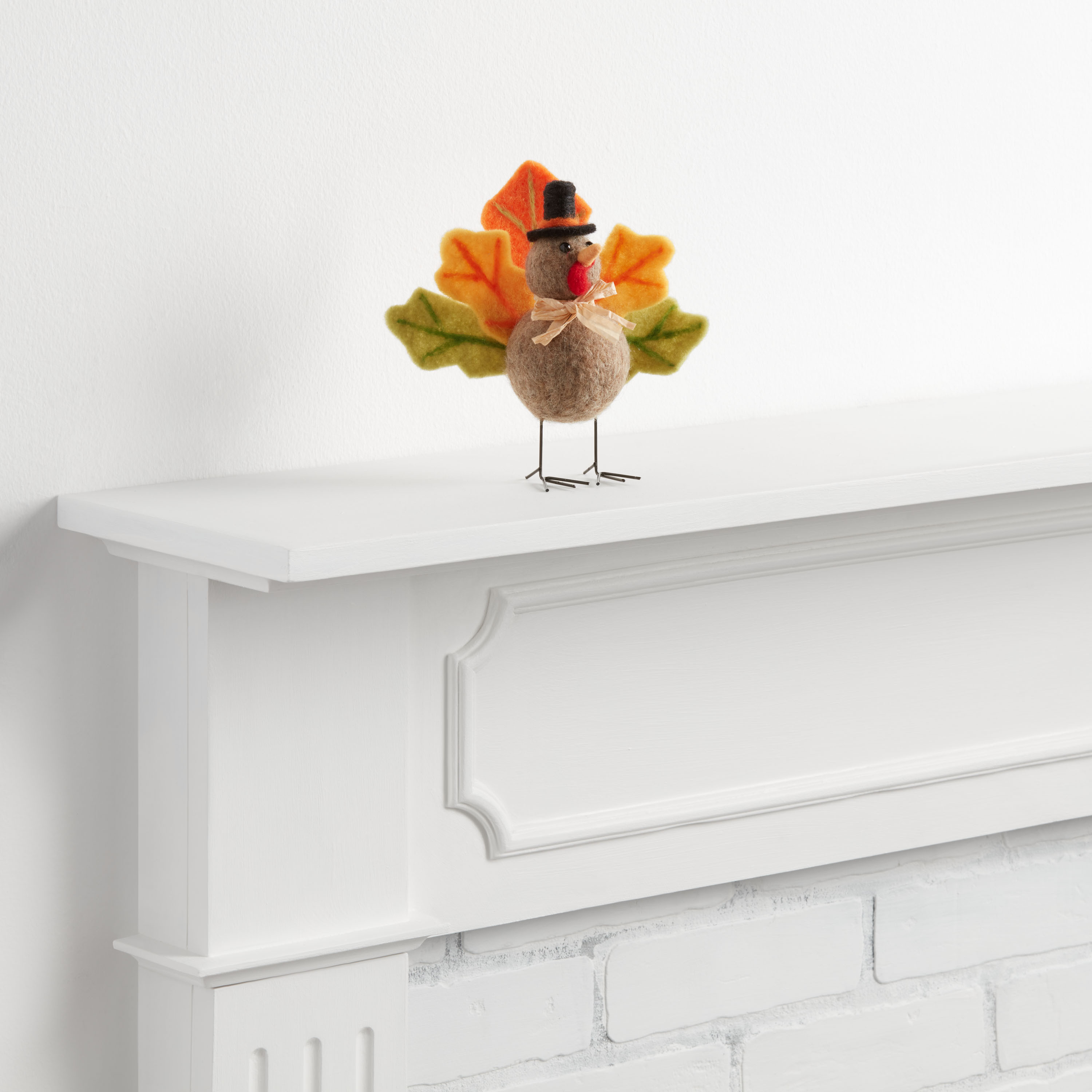 Wool Thanksgiving Turkey Decor - World Market | World Market