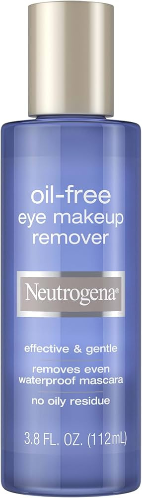 Neutrogena Gentle Oil-Free Eye Makeup Remover & Cleanser for Sensitive Eyes, Makeup Remover for W... | Amazon (US)