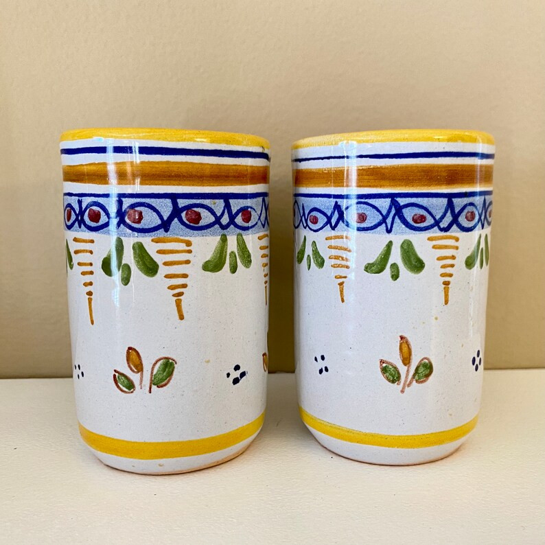 Vtg 4 TALAVERA Ceramic Mugs Set of 4 Handmade Pottery - Etsy | Etsy (US)