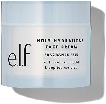 e.l.f, Holy Hydration! Face Cream - Fragrance Free, Smooth, Non-Greasy, Lightweight, Nourishing, ... | Amazon (US)