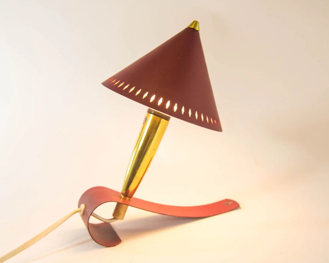 Midcentury Pinocchio lamp | EWÅ Värnamo | Swedish design | Vintage 50's | 1 LEFT | Etsy (US)