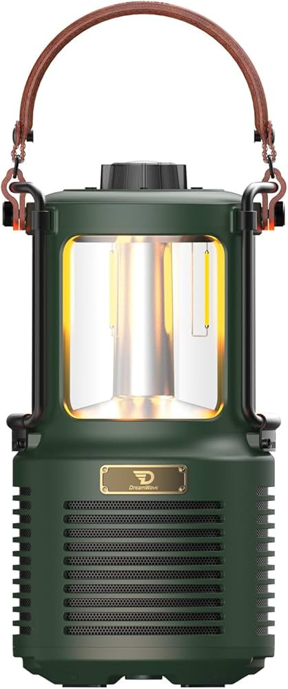 Dreamwave Outdoor Bluetooth Speaker, 9600mAh Portable Wireless Speaker with 360° Hi-Fi Sound, Ad... | Amazon (US)