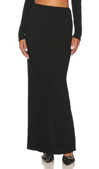 Idina Maxi Skirt in Black | Revolve Clothing (Global)