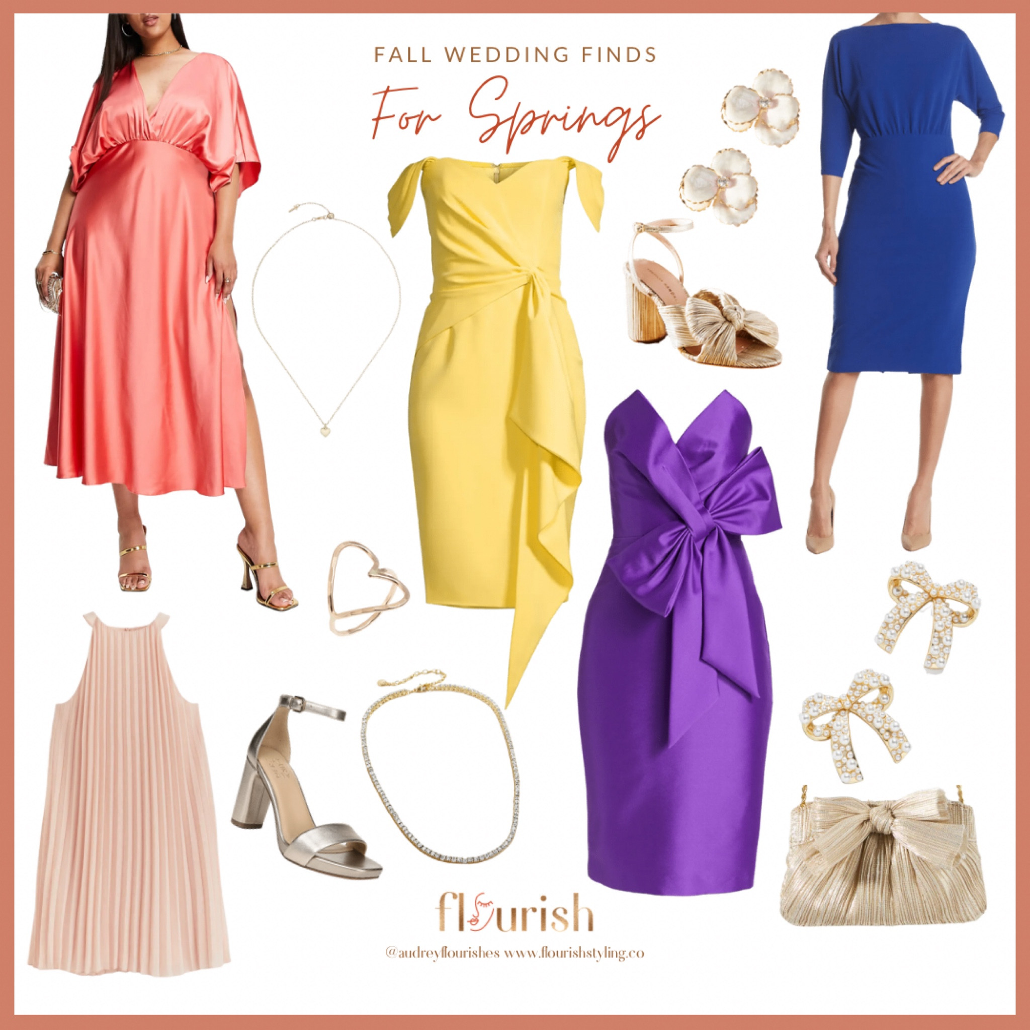 We are now in the midst of the glorious fall and winter wedding seasons. We love being a guest at events during this time because the cooler weather allows for heavier/special materials like velvet, sequins, and (faux) fur, as well as the ability to accessorize without getting drenched in sweat! We love these seasons for so many reasons, including the warm, cozy hues of the autumn color palette, and the juicy, deep jewel tones of the winter palette. It is a time for cool, crisp air, celebrating, and being with friends and family. To get you prepared for your next big event, we have collected a few of our favorite finds according to season, to make your preparations as seamless as possible. 

#LTKHoliday #LTKwedding #LTKSeasonal