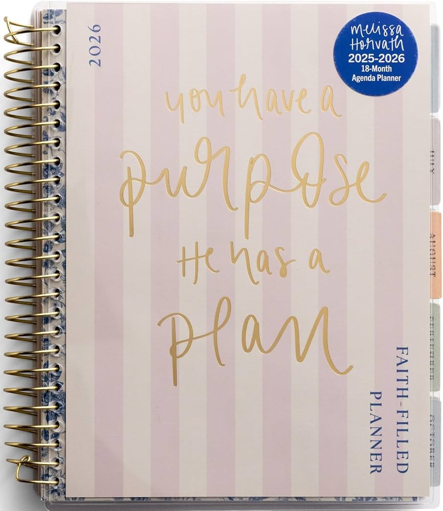 You Have a Purpose He Has a Plan -2025-2026 18-Month Devotional Planner (July 2025 - December 202... | Amazon (US)