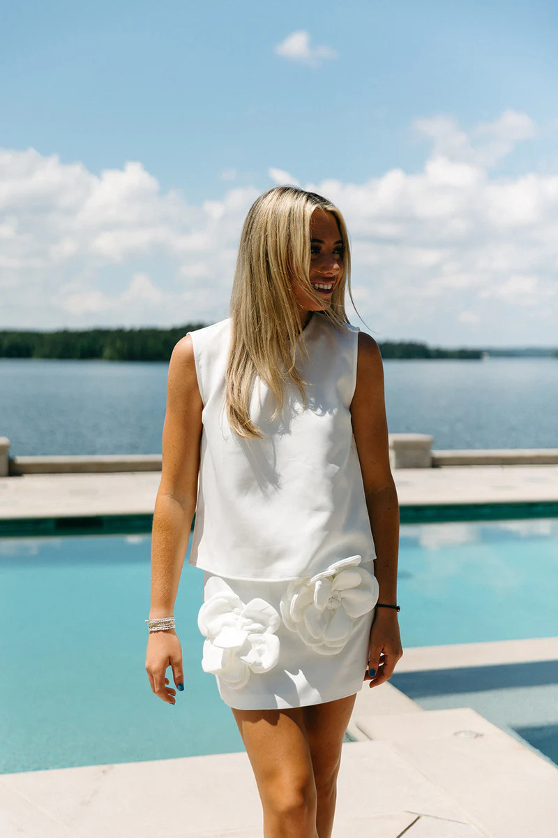 Flowers Blossoms Set - White | Triple Threads