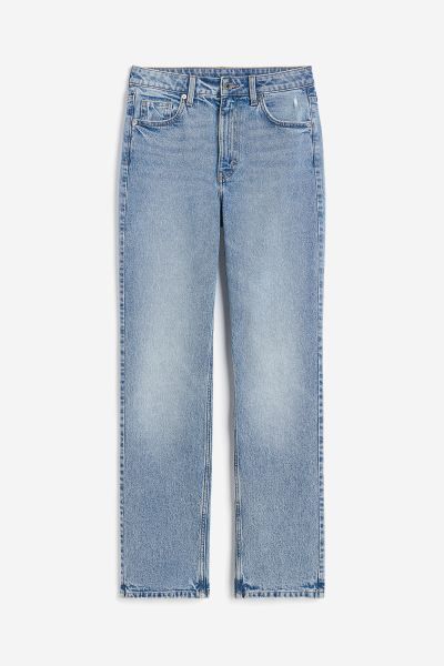 Vintage Straight High Jeans - Licht denimblauw - DAMES | H&M NL | H&M (DE, AT, CH, NL, FI)