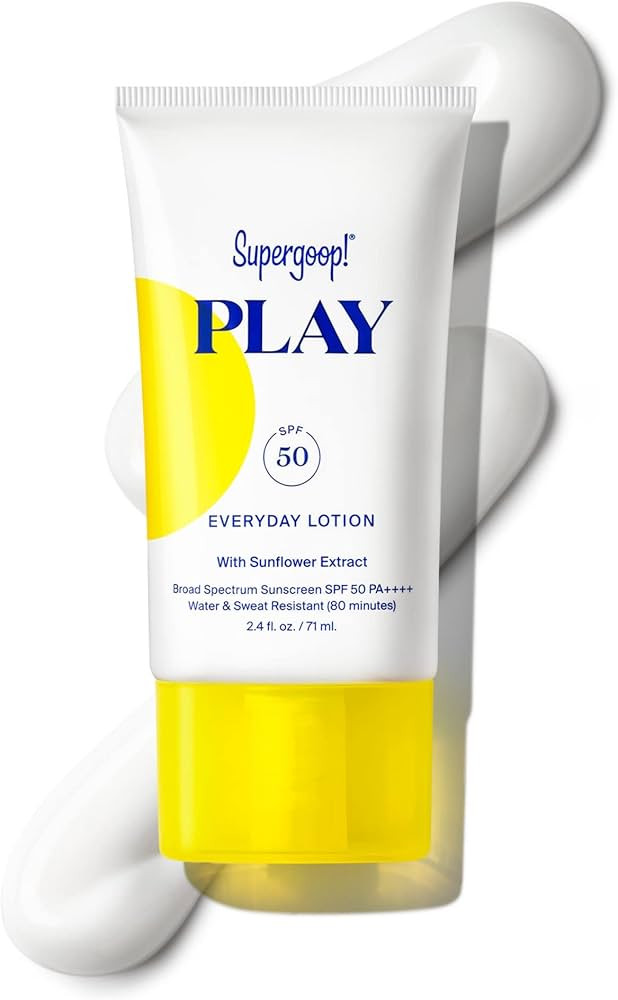 Supergoop! Everyday Play SPF 50 Lotion, 2.4 fl oz - Broad Spectrum Sunscreen for Sensitive Skin -... | Amazon (US)