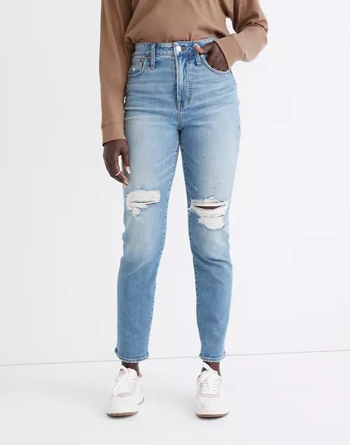 The Tall Curvy Perfect Vintage Jean in Denman Wash: Ripped Edition | Madewell