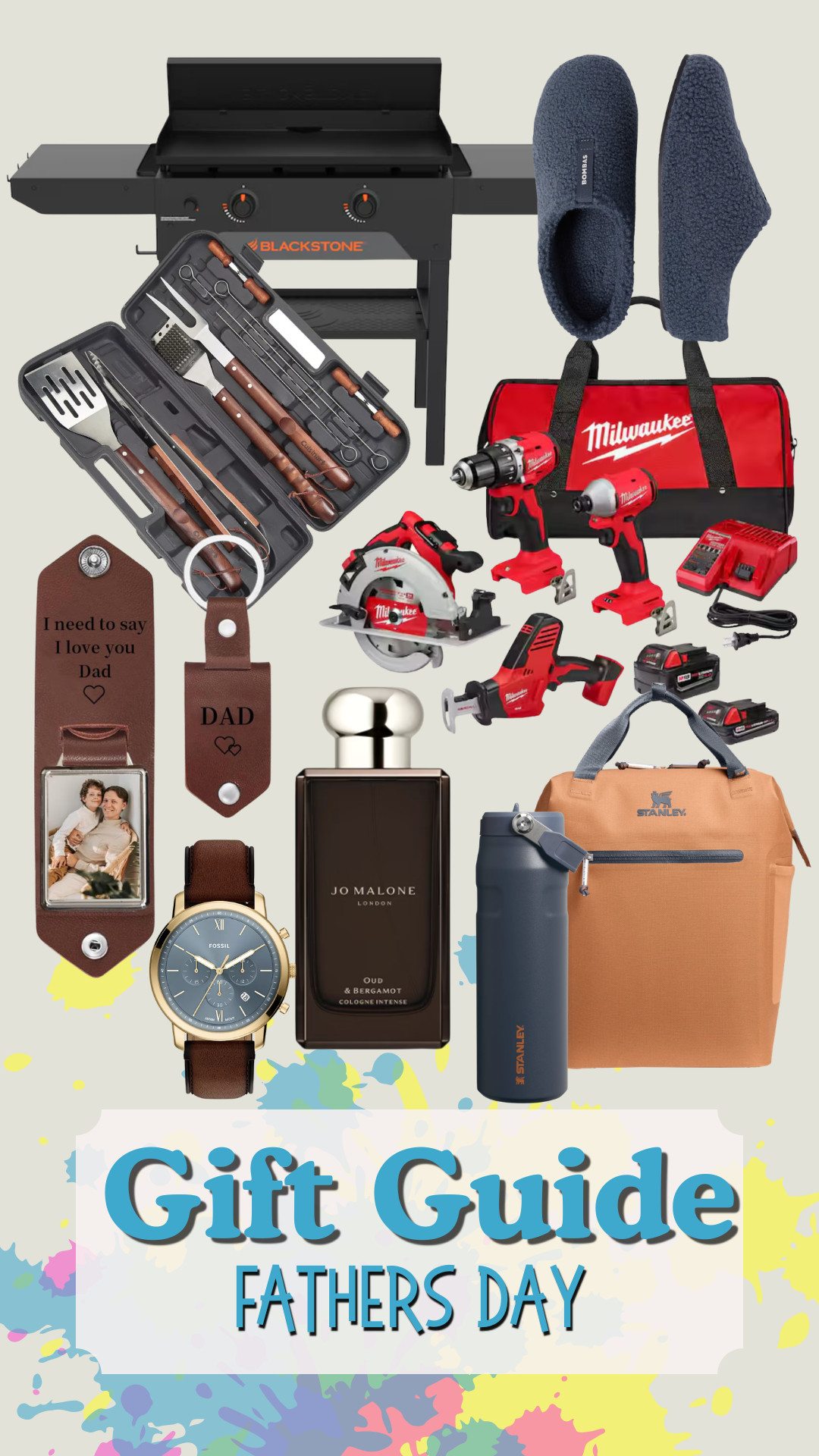 Getting together some ideas for fathers day. Adding some pieces dad will actually use and love! 



fathers day gift guide, gift guide, fathers day, milwaukee tools, cologne, mens, self care, custom gifts 

 #LTKSeasonal #LTKOver40 #LTKMens