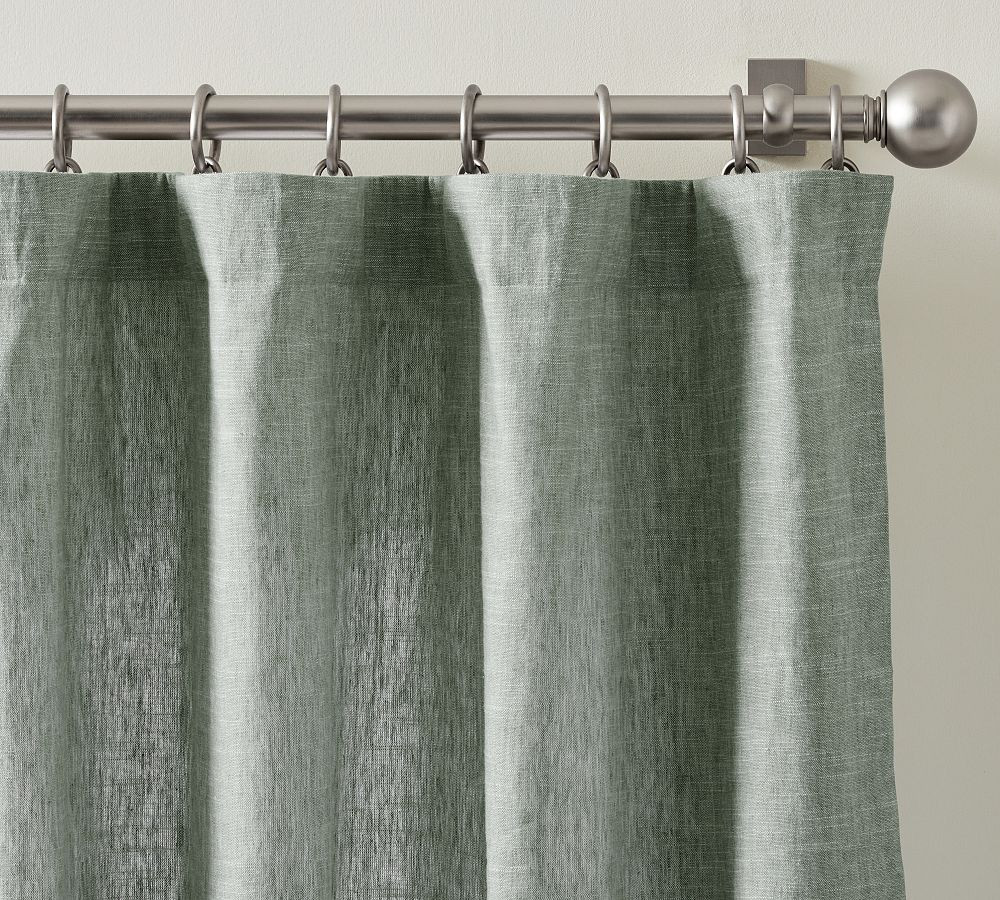 Emery Linen Curtain | Pottery Barn (US)