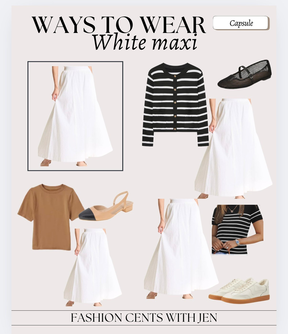 Spring capsule packing list - outfit ideas 


Spring packing
Carryon packing 
Carryon packing tips
Spring capsule wardrobe
Packing list
Spring packing list