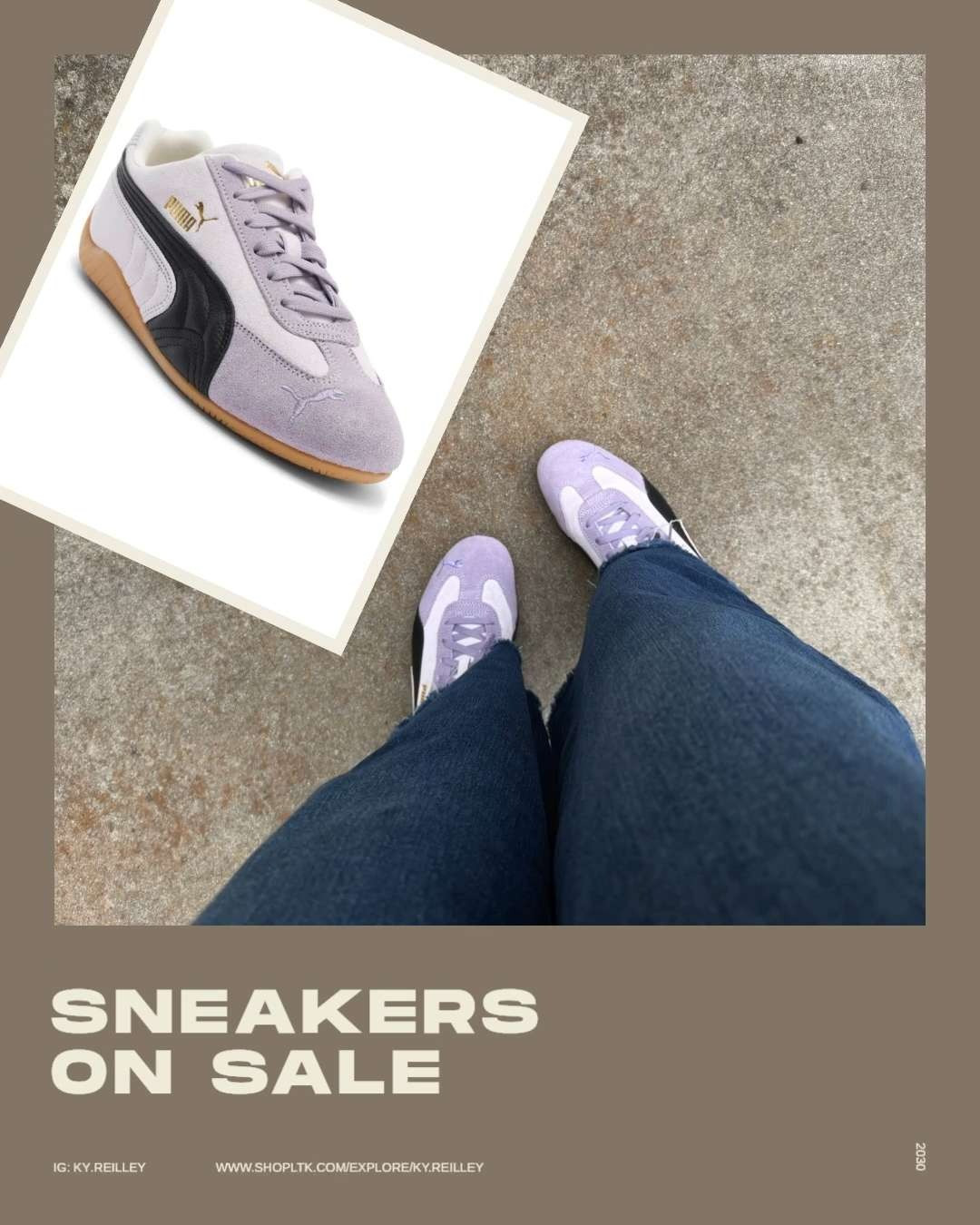 These fun little kicks are on sale right now… and I may have fallen down a sneaker rabbit hole while browsing.

I also linked a few other styles that looked really cute, especially the colorful sneakers for spring and summer. I love how a fun pair of shoes can instantly brighten up casual outfits with denim, dresses, or athleisure looks.

Comfortable sneakers + a good sale = very hard to resist.

#ltkshoecrush #sneakers  

 #LTKOver40