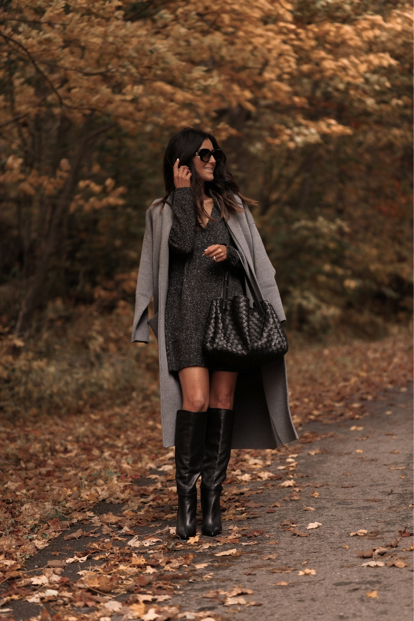 I’m just shy of 5-7” wearing the size small sweater dress, linking other sweater dresses to help you recreate this look ✨

#LTKstyletip #LTKSeasonal