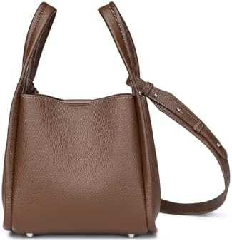 YONBEN PU Leather Tote Bag Slouchy Handbag with Zipper Stylish for Women's | Amazon (US)