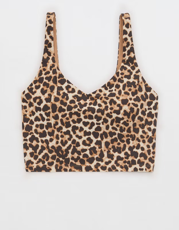 OFFLINE By Aerie Real Me Low Key Longline Sports Bra | Aerie