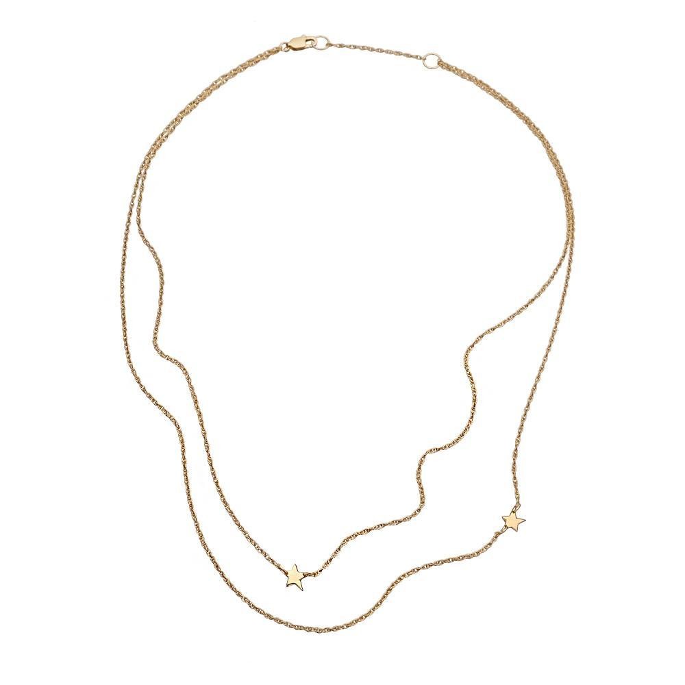 Star Double Necklace | Jennifer Zeuner Jewelry