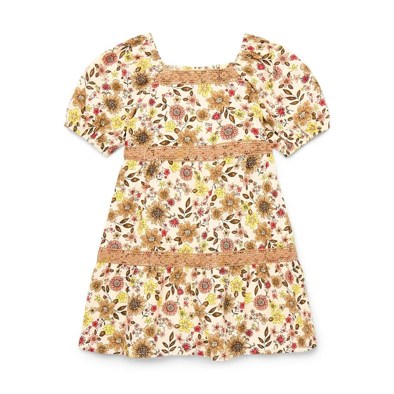 Zac Kids All Over Floral Printed Dress, Sizes 4-18 | Walmart (US)