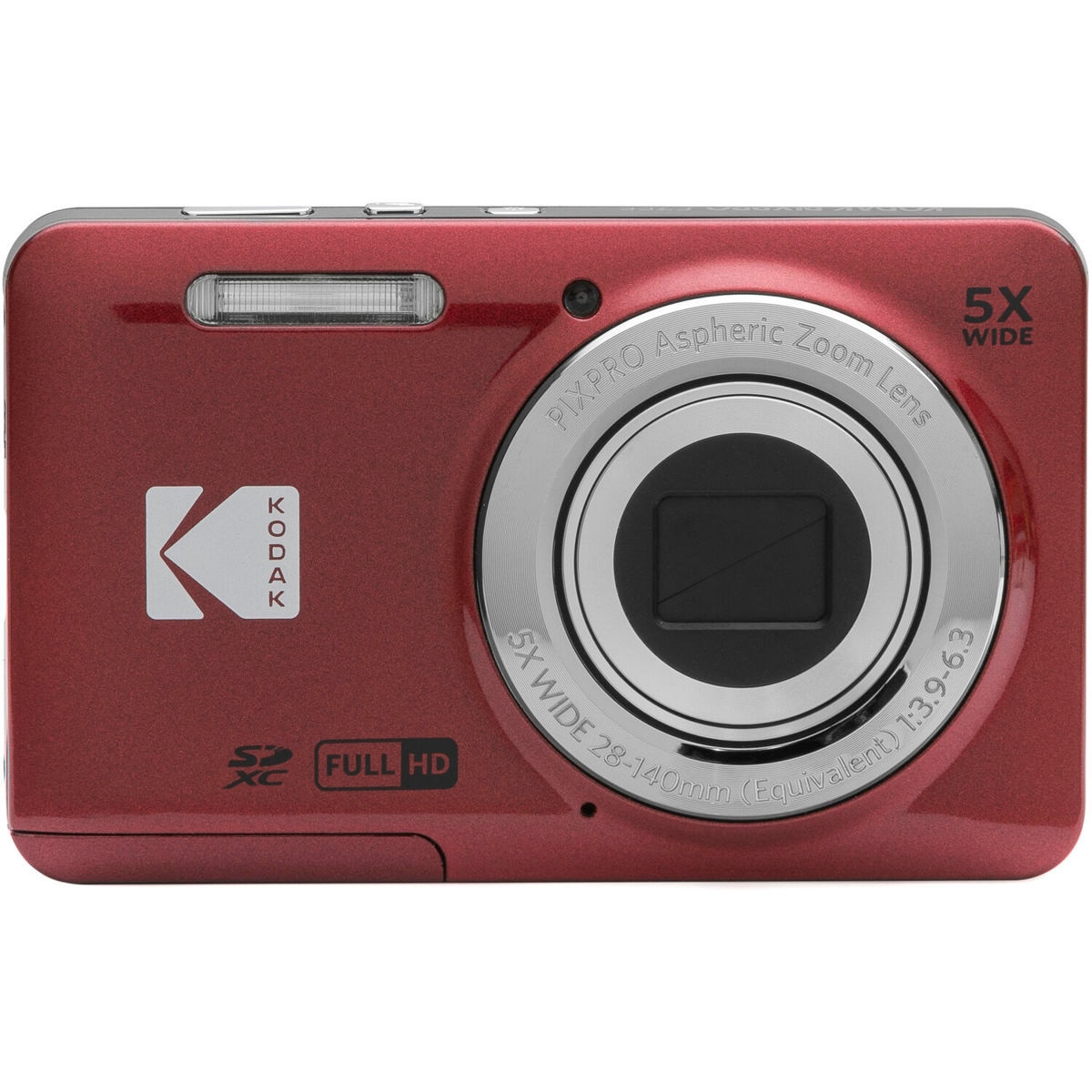 Kodak Pixpro FZ55 Friendly Zoom Digital Camera, Black - Red | Macy's