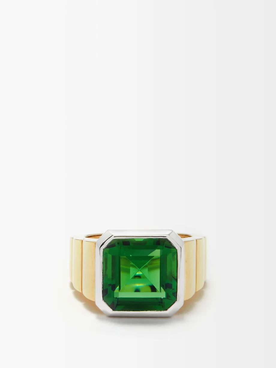 Glass & 9kt gold ring | Yvonne Léon | Matches (US)