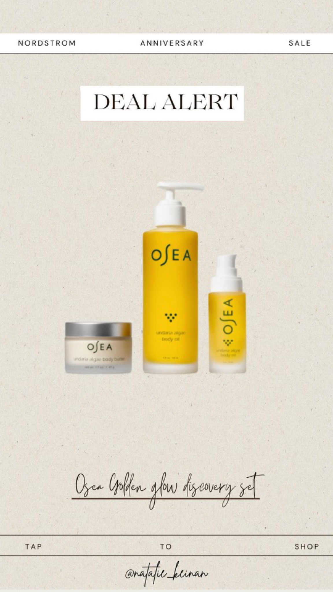 Such a great deal!! Only $58 for Osea’s golden glow set!
Nordstrom anniversary sale 

#LTKbeauty #LTKsalealert #LTKxNSale