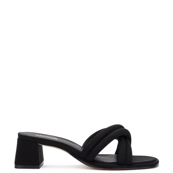 Laguna Mule In Black Lycra | Larroude