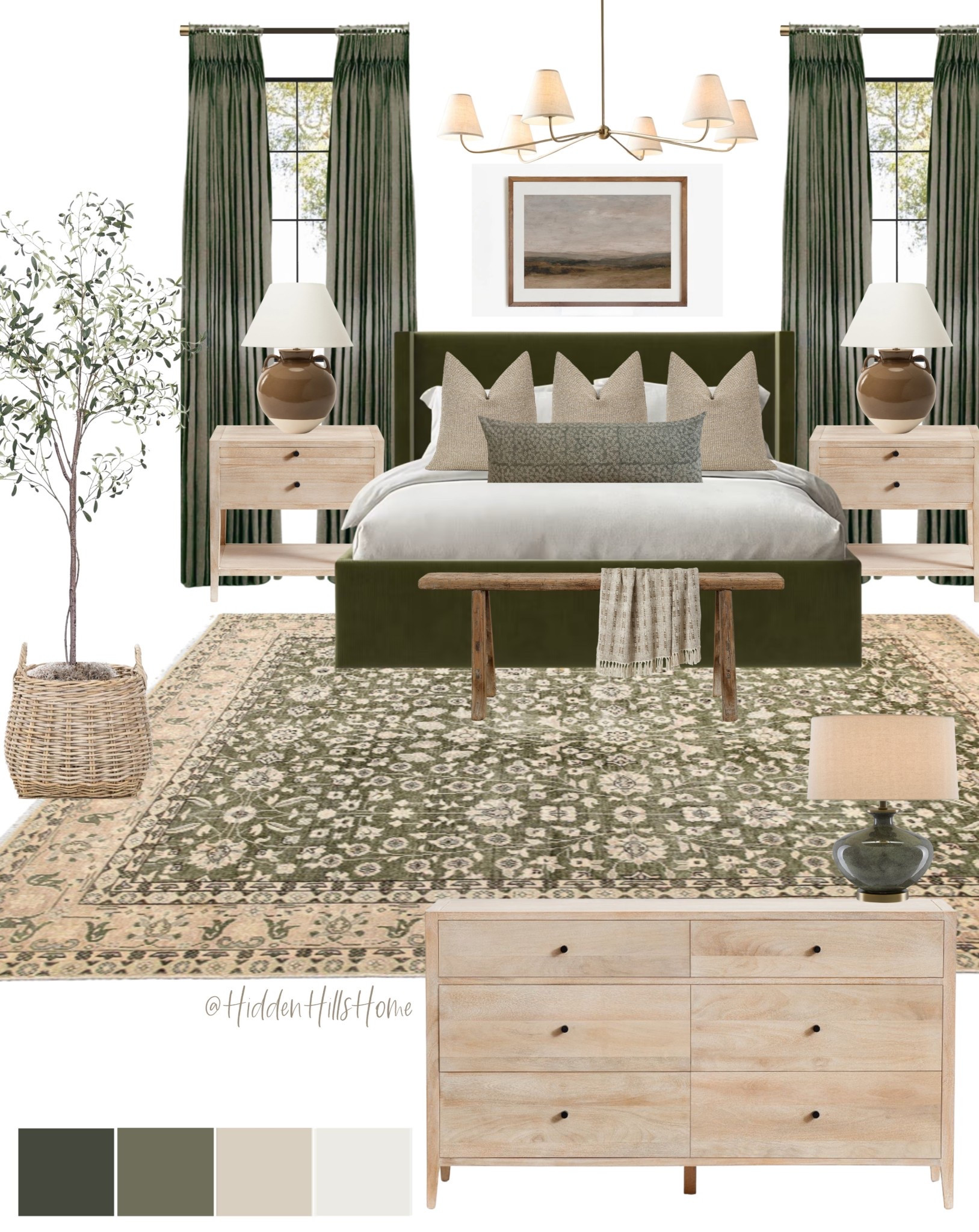 Master bedroom decor mood board, bedroom design, home decor ideas, bedding, nightstands, bedroom rug, home inspiration, curtains, primary bedroom 

Bed: @Quince 
Rug/Table Lamps: @mcgeeandco 
Pillows: @Etsy 
Curtains: @TWOPAGES 

#LTKSeasonal #LTKSaleAlert #LTKHome