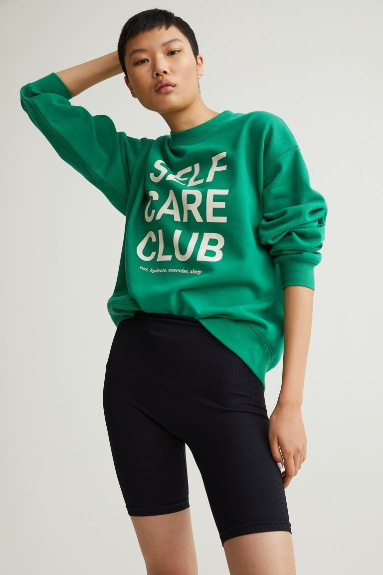 Seamless Ribbed Biker Shorts | H&M (US + CA)