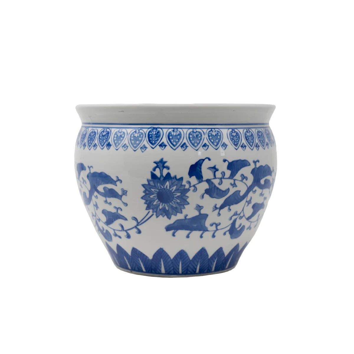 Vintage Blue & White Pot | Tuesday Made