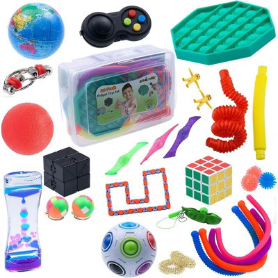 4E’s Novelty 30-Piece Fidget Toy Set for Kids & Adults – Sensory Toys for Stress Relief, Anxiety & Classroom Rewards | Target