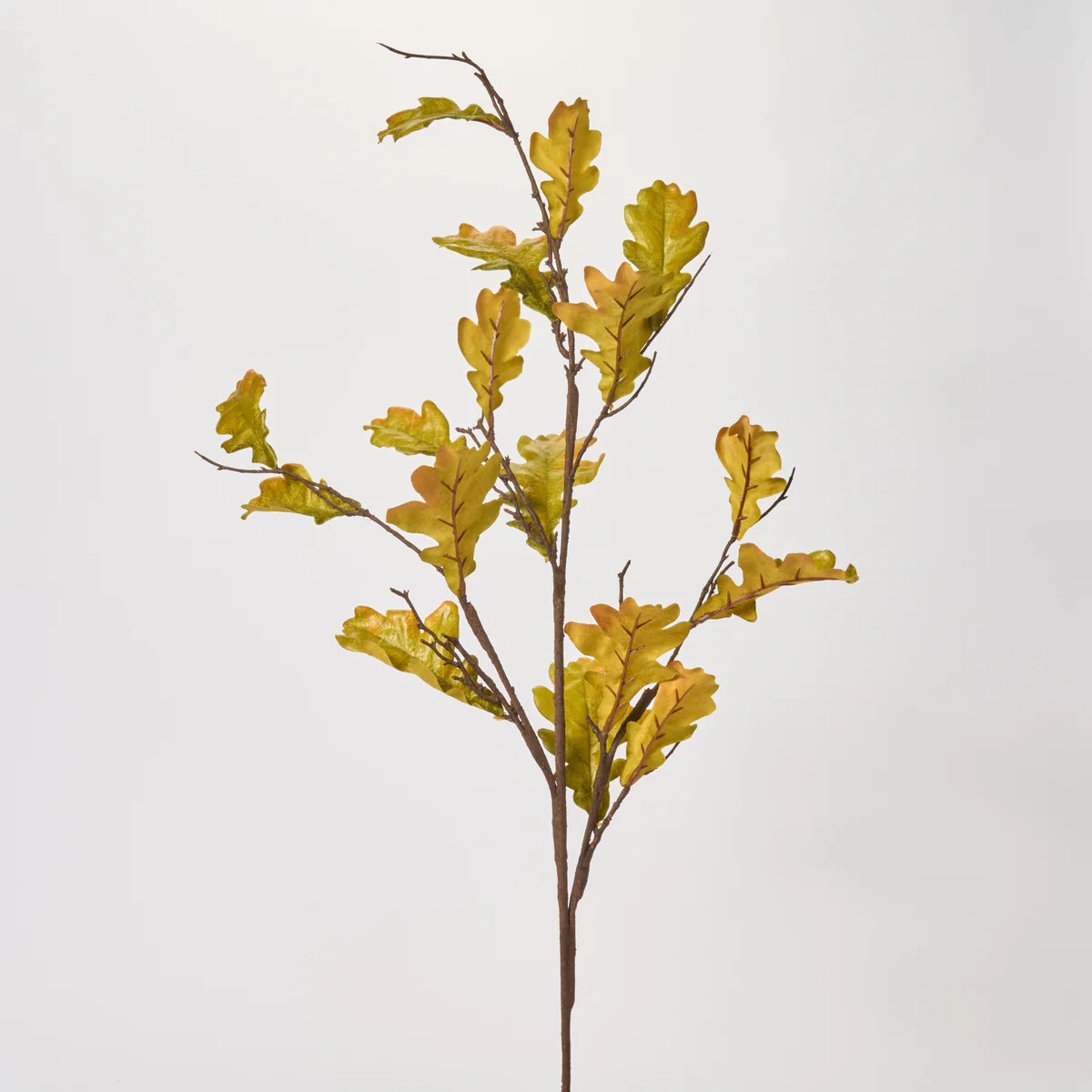 Classic Autumn Oak Leaf & Twig Branch Faux Fall Stem Spray - 40" | Darby Creek Trading