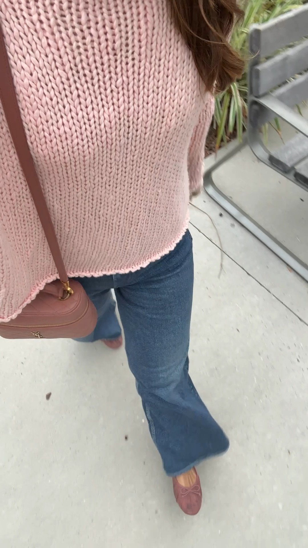 Casual outfit. Elevated casual. Winter style. Sweatpant jeans. Winter outfit. Rag & Bone Miramar Sofie Ankle-Length Pants Cotton Terry in 23 - size down in these because they run big! Zipper and button closure! My outfit of the day. Free people rollneck sweater in XS. Free people lace top in XS. 

#LTKHoliday #LTKGiftGuide #LTKPetite