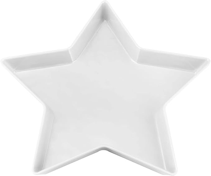 Supreme Housewares Patriotic Star Shaped Dinner Plate, Melamine Serving Plate for 4th of July, In... | Amazon (US)