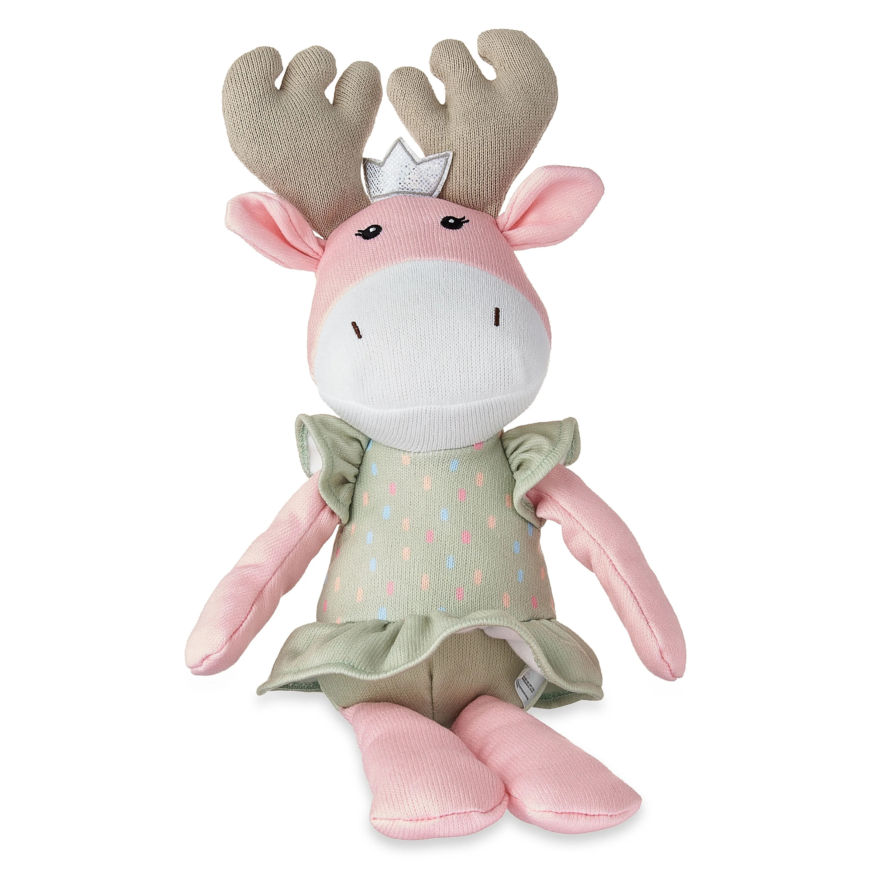 Spark Create Imagine 19" Girl Moose Knit Plush | Walmart (US)