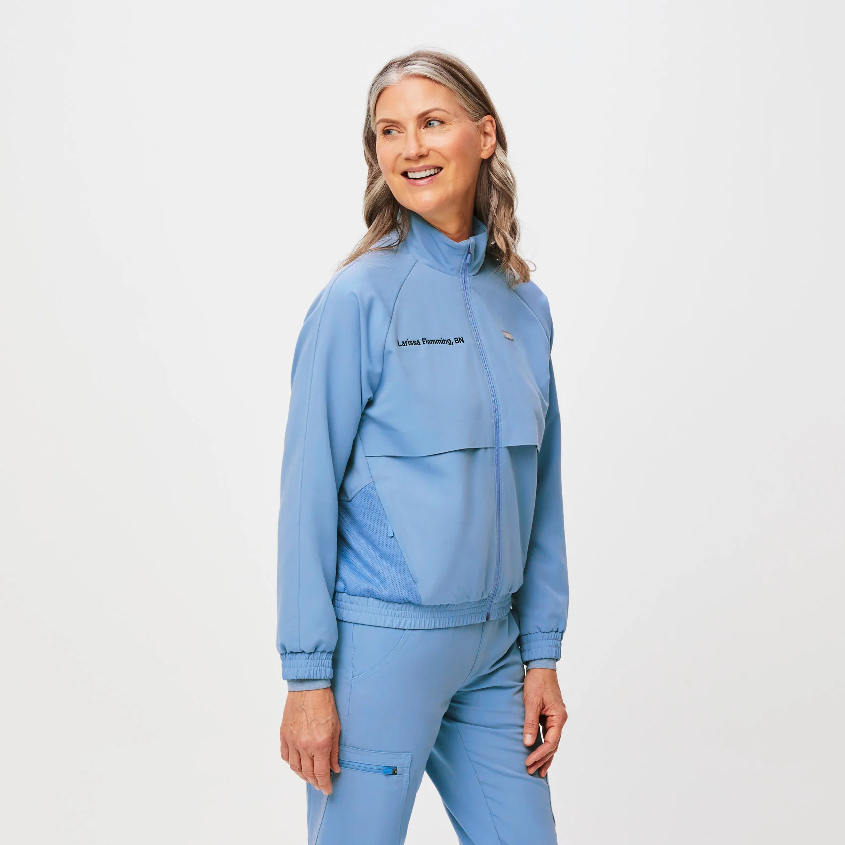 Women’s Sydney Scrub Jacket  - Ceil Blue · FIGS | FIGS