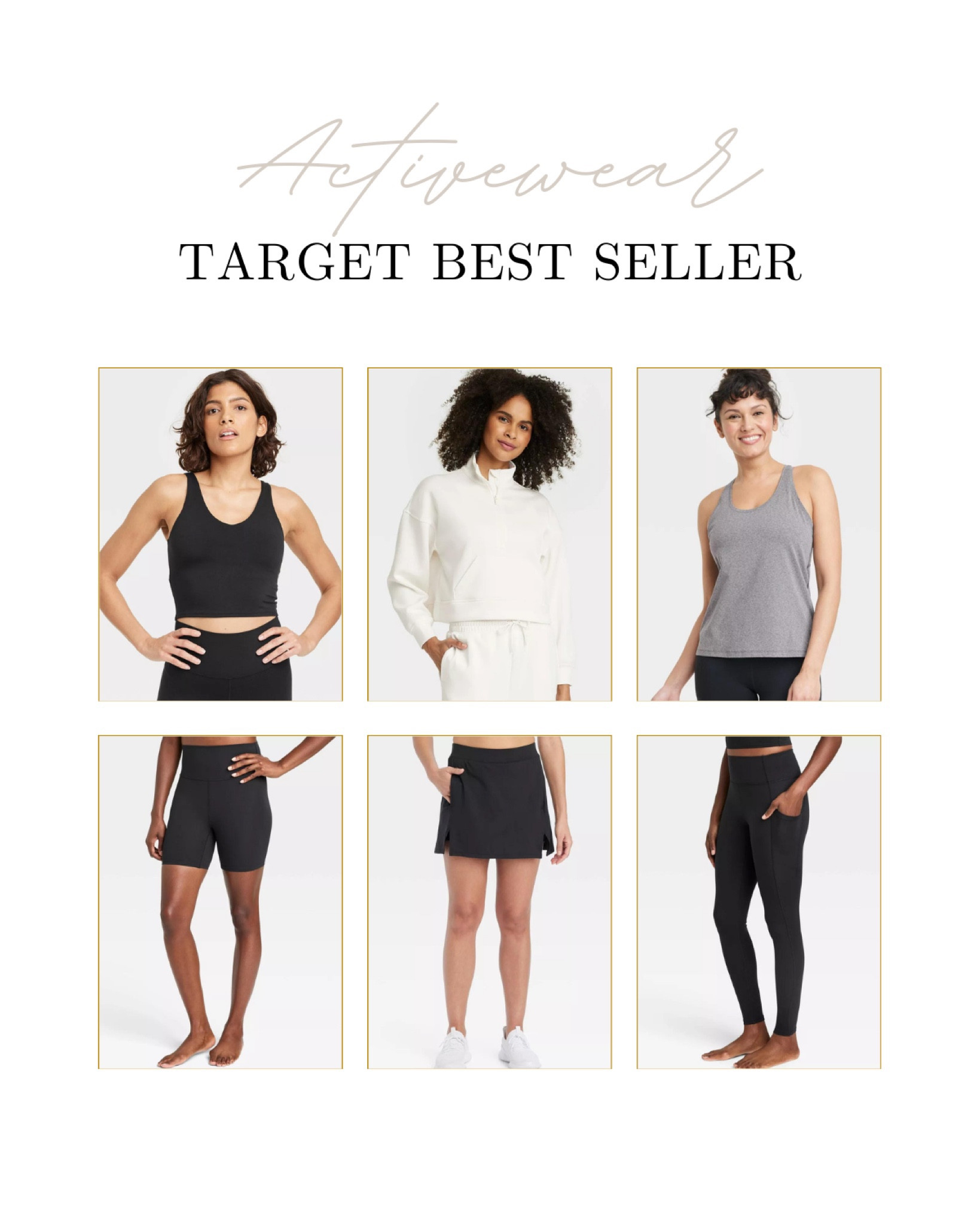 Hit your fitness goals in style with these Target best sellers! // 

Target, Target Fashion, Target Athleisure, Target Activewear, Best Sellers, Best of Target, Active, Activewear, Active Wear, Fitness, Gym Fitness, Athleisure, Athleisure Outfits, Athletic, Athletic Wear, Athletic Outfits, Fashion

#LTKfitness #LTKstyletip #LTKfindsunder50