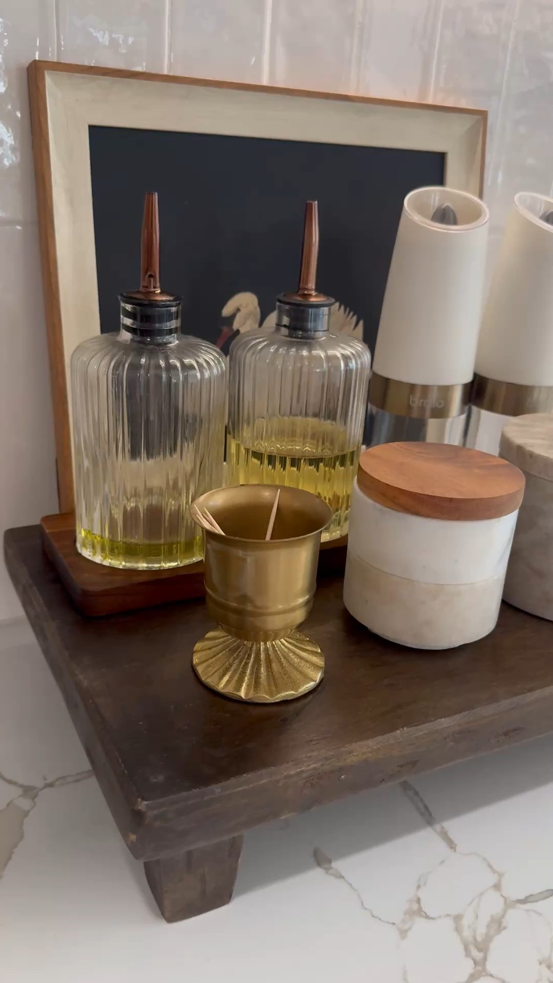 oil bottles, salt cellar, riser, tray, butter crock, cookbooks, knife set, aesthetic kitchen, chic kitchen, chic home, home decor, kitchen decor 

#LTKSeasonal #LTKHome #LTKFindsUnder100