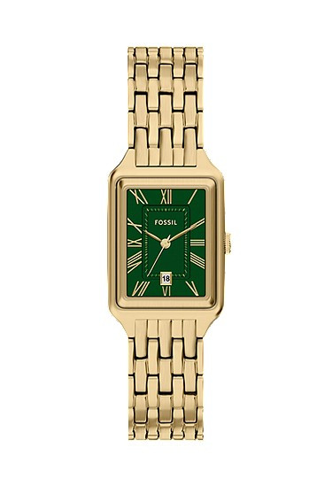 Raquel Three-Hand Gold-Tone Stainless Steel Watch | Fossil (US)