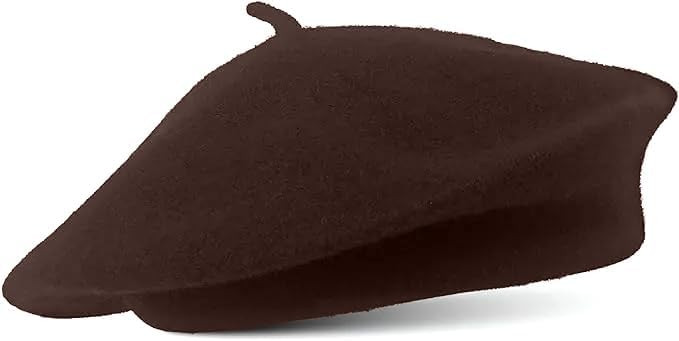 French Wool Beret Hat - Classic Stretchable - One Size Fits Most - Solid Color - Stylish Chic Par... | Amazon (US)