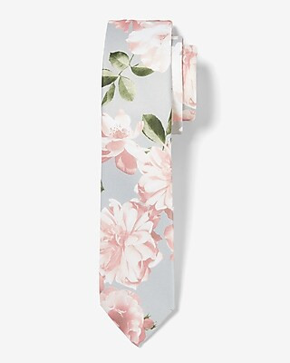 Narrow Floral Tie | Express