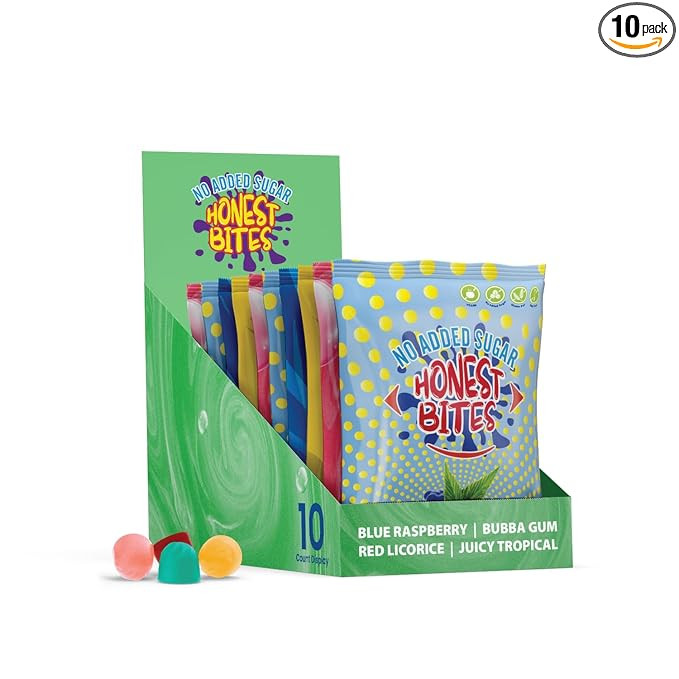 Honest Bites Low Sugar Gummy Candy Variety Candy- Healthy Snacks for the Whole Family, Gluten Fre... | Amazon (US)