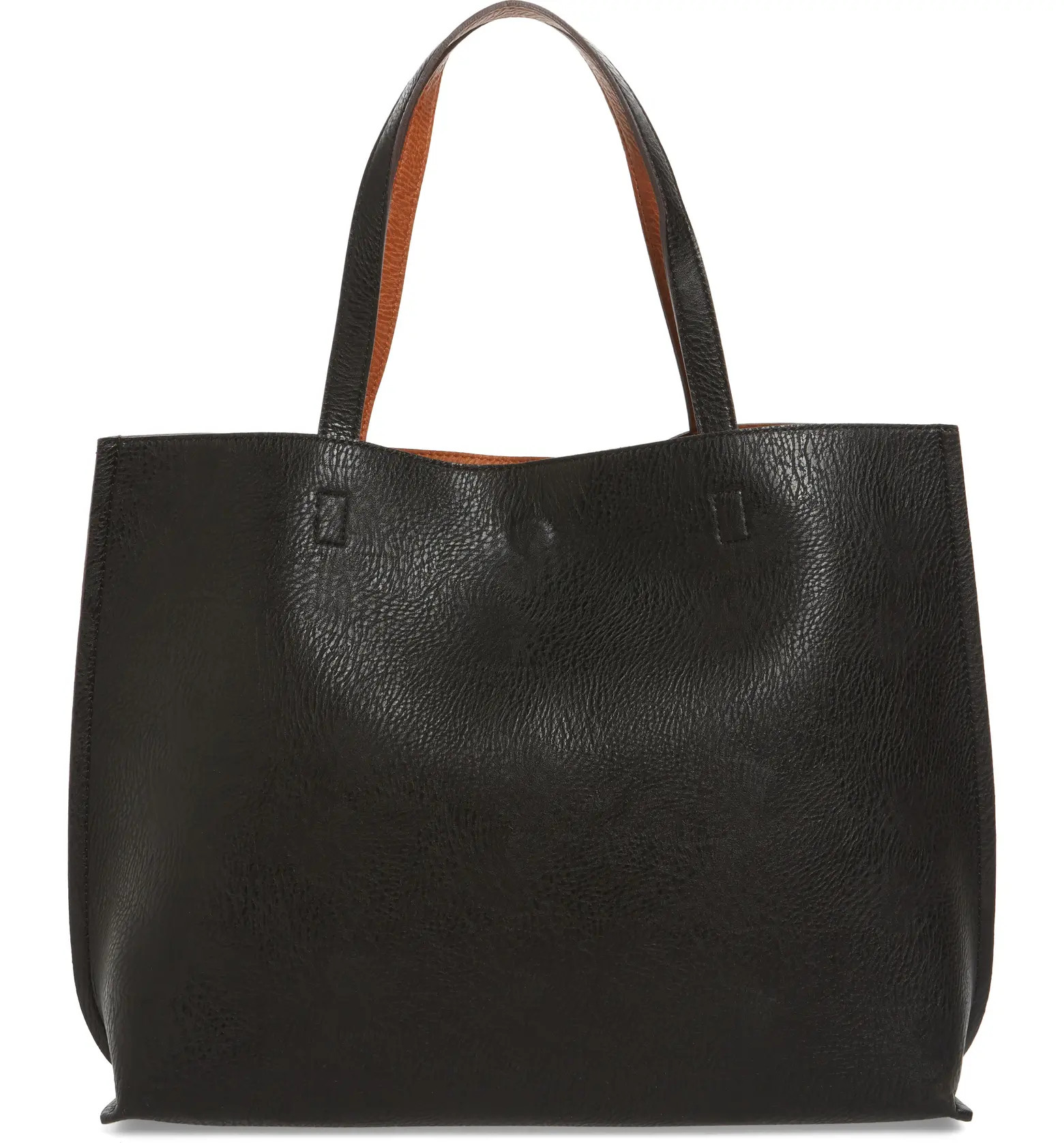 Street Level Reversible Faux Leather Tote & Wristlet | Nordstrom | Nordstrom