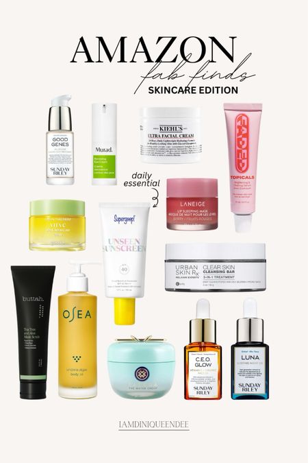 This week’s fab finds: skincare edition! The essentials for glowy, hydrated skin. I absolutely love the Supergoop SPF 40 sunscreen as a daily skincare must-have, especially this season.

#LTKBeauty