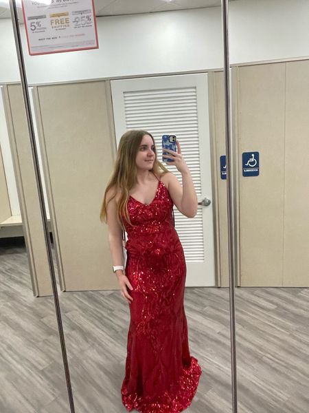 this red sparkly prom dress from Macy’s is the perfect elegant and classy statement dress for prom 2024!

#LTKSeasonal #LTKGala #LTKstyletip