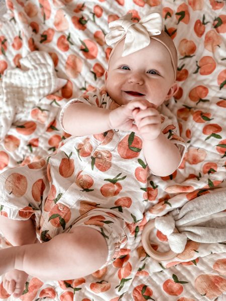#ad This girl is the happiest when she can roll around on the floor on her blanket! We are recently loving these bamboo products from @newcastleclassics. The quality is impeccable, super soft bamboo material, and this southern girl is in love with these peaches. You can use code JESSICAS10 for 10% off of your purchase, valid through 10/31! Follow my shop @gracewhilewewait on the @shop.LTK app to shop this post and get my exclusive app-only content! #newcastleclassics 

#LTKbaby #LTKfindsunder100 #LTKfamily