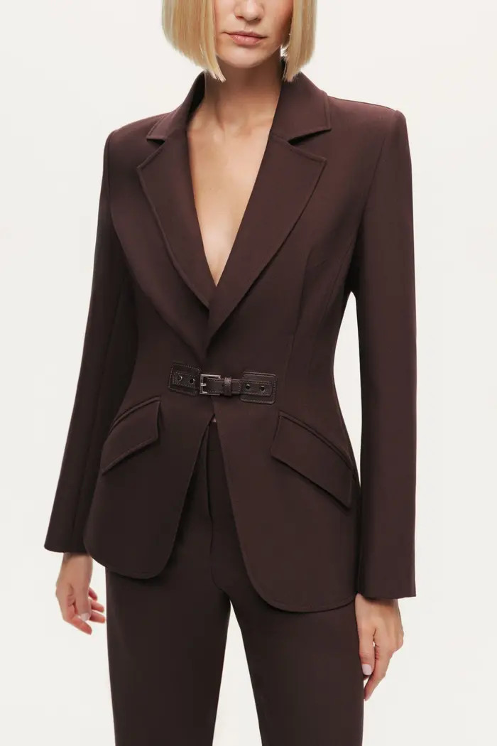 Nocturne Belted Tailored Blazer | Nordstrom | Nordstrom